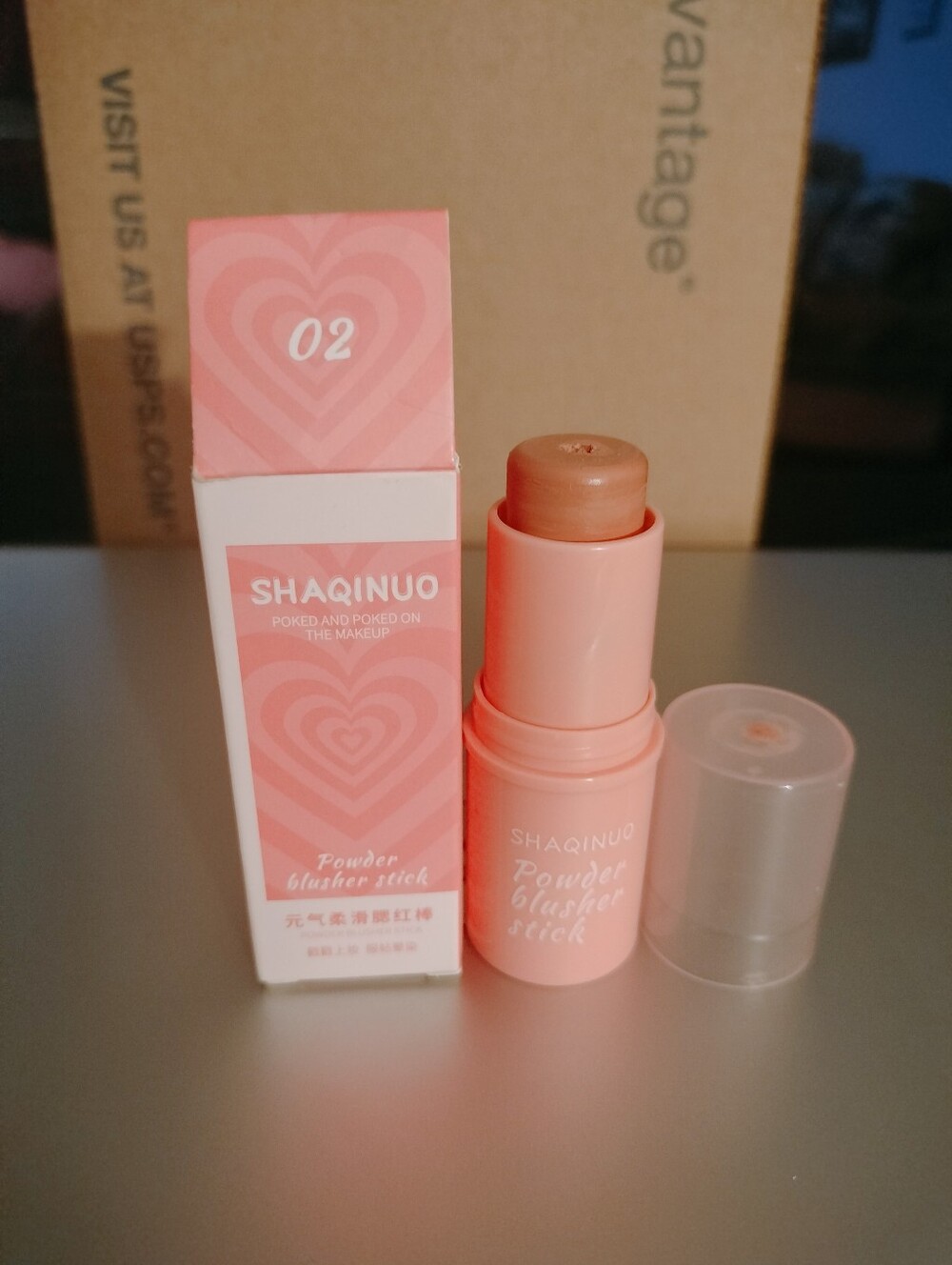 Cream Blusher Stick in shade 02. Brown